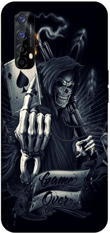 UMPRINT Back Cover for Realme 7 Card Game Skull King Printed Back Cover  (Multicolor, Hard Case, Pack of: 1)