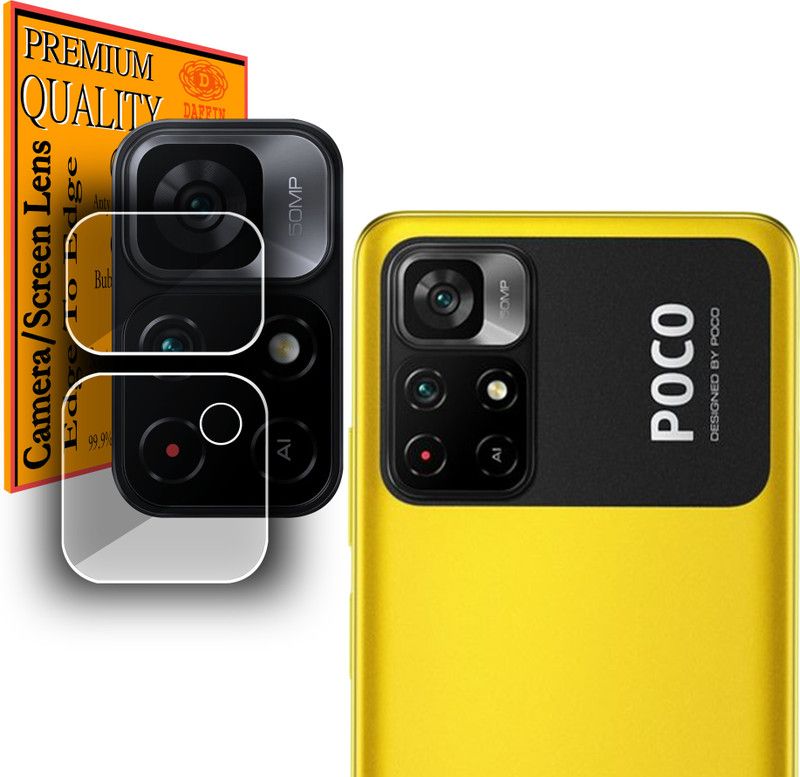 DAFFIN Back Camera Lens Glass Protector for POCO M4 Pro 5G.  (Pack of: 1)