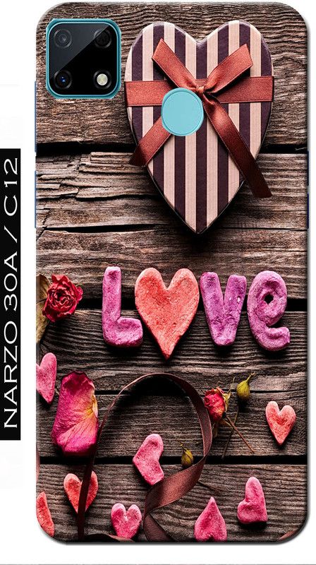 BIVAX Back Cover for REALME NAZRO 30A / REALME C12  (Multicolor, Grip Case, Silicon, Pack of: 158)