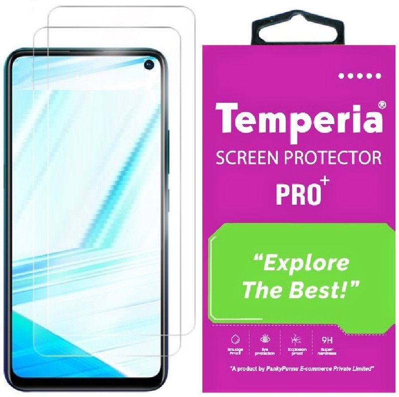 Temperia Tempered Glass Guard for Vivo V17  (Pack of 2)