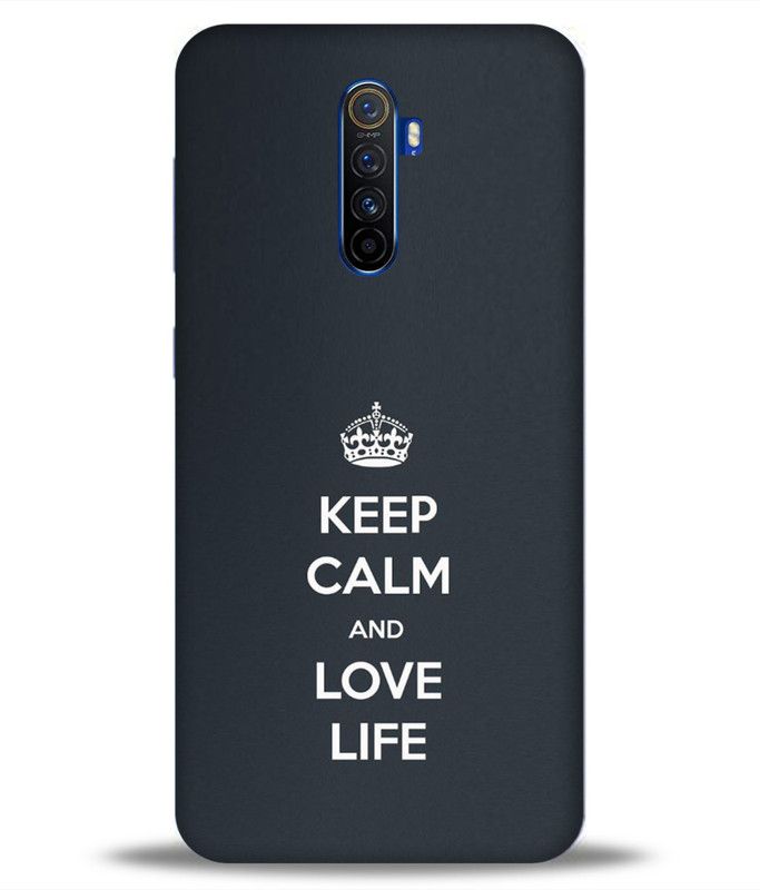 LETAPS Back Cover for Realme X2 Pro  (Blue, White, Hard Case)