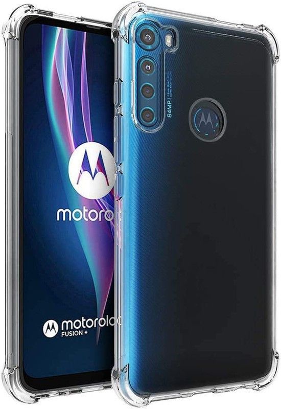 FITSMART Bumper Case for Motorola One Fusion+ / PAKF0002IN  (Transparent, Flexible, Silicon, Pack of: 1)
