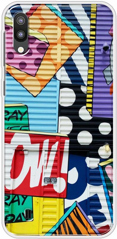 Oye Stuff Back Cover for Samsung Galaxy M10  (Multicolor, Grip Case, Silicon, Pack of: 1)