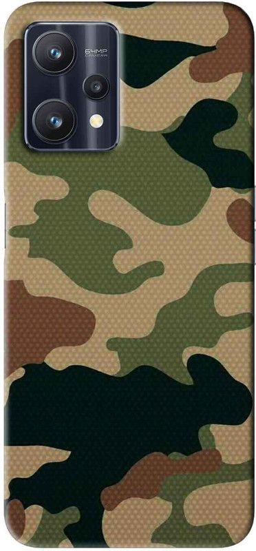 NDCOM Back Cover for Realme 9 Pro 5G Military Camouflage Trendy Printed  (Multicolor, Hard Case, Pack of: 1)