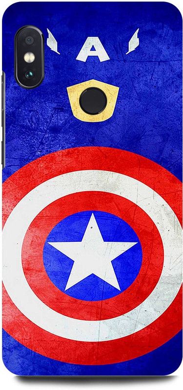 FUGGA Back Cover for Redmi Note 6 Pro, CAPTAIN, AMERICA, AVENGER, AVENGERS, SOLDIER  (Multicolor, Hard Case, Pack of: 1)