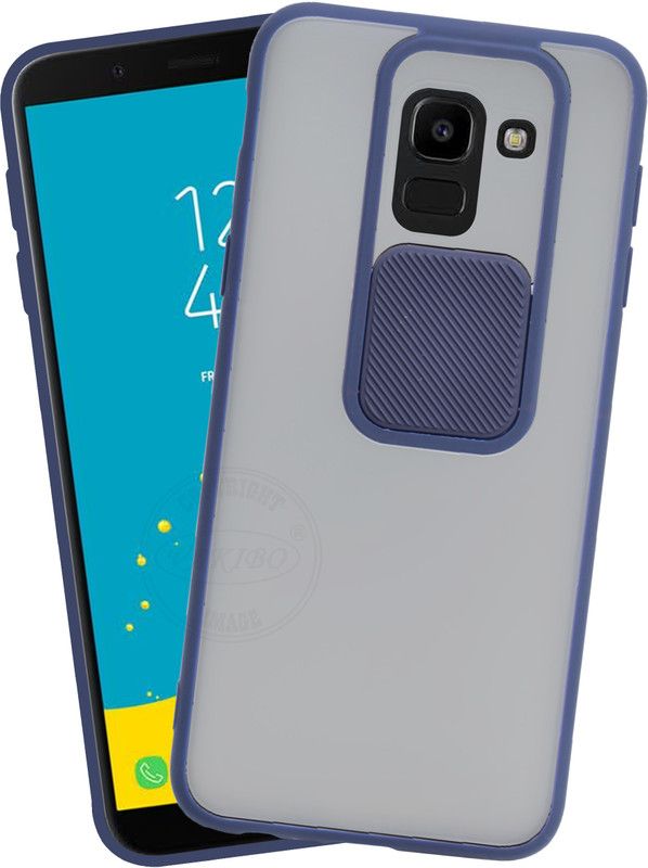 VAKIBO Back Cover for Samsung Galaxy J6, Samsung Galaxy On6  (Blue, Grip Case, Pack of: 1)