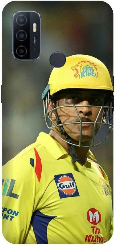 PHONE WALEY.COM Back Cover for OPPO A33 (4G) , CPH2137 ,Kohli,MS Dhoni,rohit sharma , Printed  (Yellow, Hard Case, Pack of: 1)