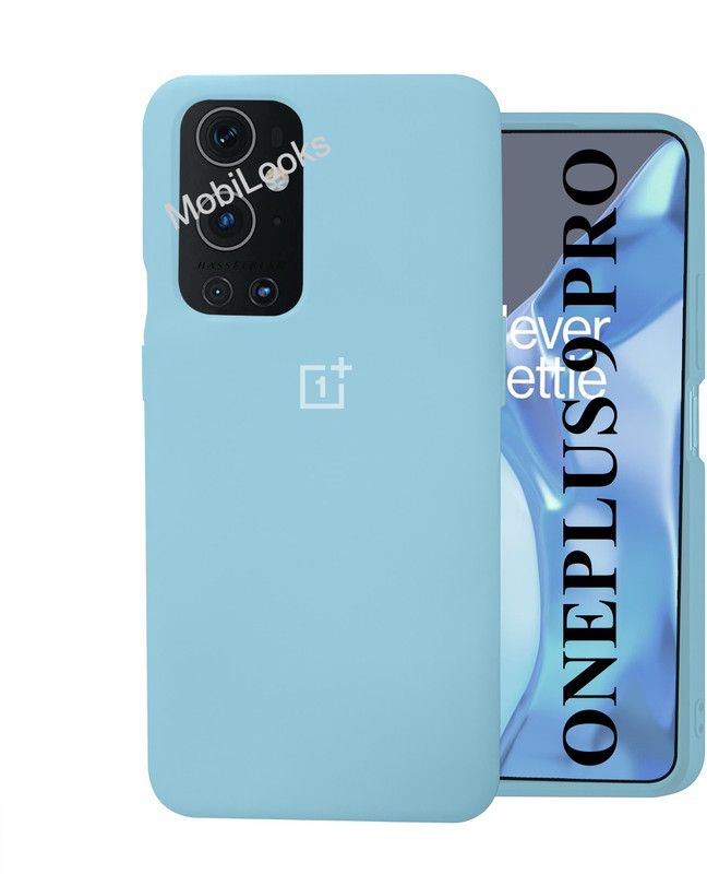 MobiLooks Back Cover for OnePlus 9 Pro 5G  (Green, Dual Protection, Silicon, Pack of: 1)