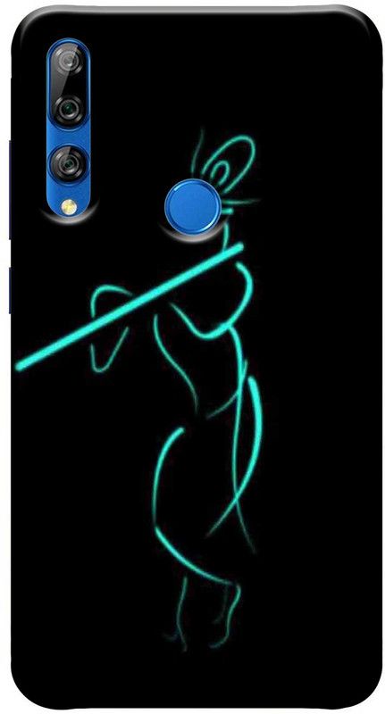 YorktoSis Back Cover for Huawei Y9 Prime  (Black, Blue, Anti-radiation, Silicon, Pack of: 1)