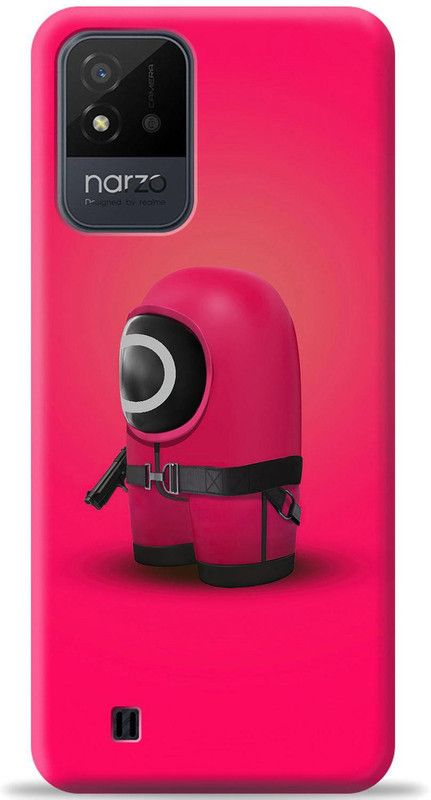 Dreamer Back Cover for Realme Narzo 50i  (Pink, Pack of: 1)