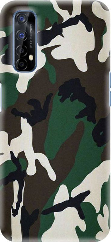 PNBEE Back Cover for Realme 7, RMX2151, RMX2163 - Military Print Print  (Multicolor, Hard Case, Pack of: 1)