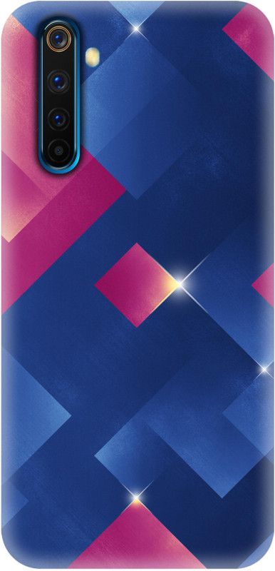 golimar Back Cover for Realme 6, Realme 6i  (Blue, Pink, Hard Case, Pack of: 1)