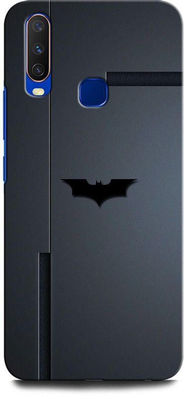 GRAFIQE Back Cover for VIVO Y15 BATMAN, DARK KNIGHT, SUPERHERO, DC COMIC, BATMAN LOGO,  (Multicolor, Shock Proof, Pack of: 1)