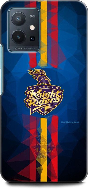 Wall Art Back Cover for Vivo T1 (5G) KKR, Logo, Pattern  (Multicolor, Dual Protection, Pack of: 1)