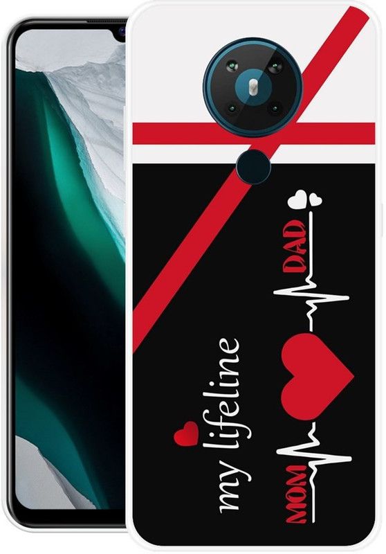 NEVYZAP Back Cover for Nokia 5.3  (Multicolor, Grip Case, Silicon, Pack of: 1)