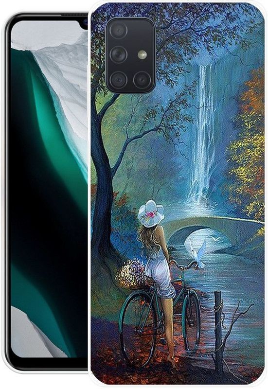 Shivay Mobicase Back Cover for Samsung Galaxy A71  (Multicolor, Dual Protection, Silicon, Pack of: 1)