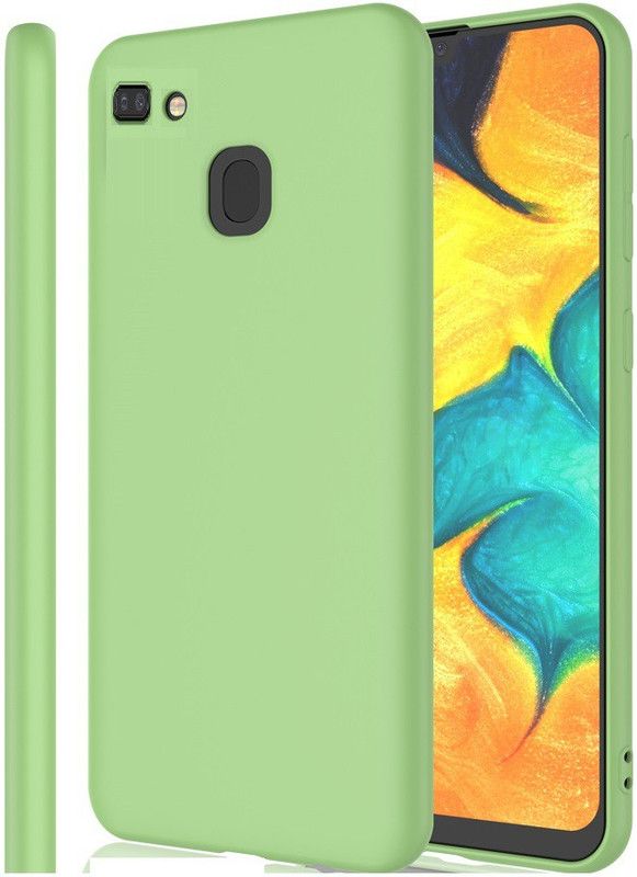 NewSelect Back Cover for Vivo Y81  (Green, Grip Case, Pack of: 1)