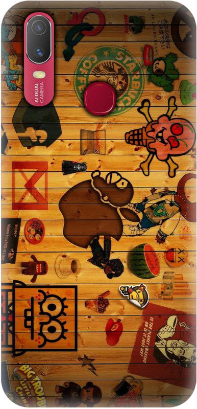 Smutty Back Cover for Vivo Y11, Vivo 1906 - Graffiti Print  (Multicolor, Hard Case, Pack of: 1)