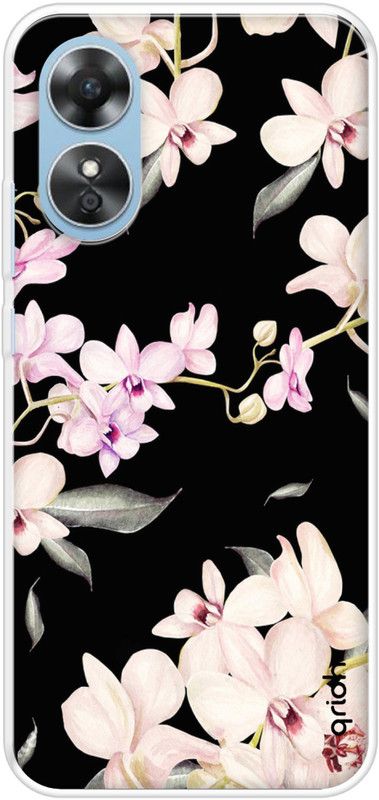 QRIOH Back Cover for Oppo A17  (Multicolor, Grip Case, Silicon, Pack of: 1)