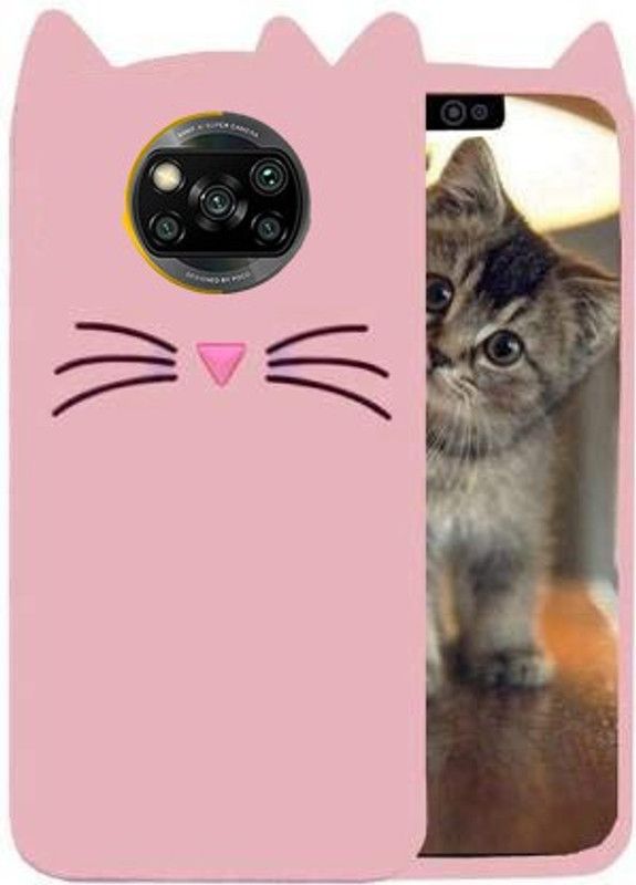 TROOZ Back Cover for mash poco x3 pink  (Pink, Flexible, Silicon, Pack of: 1)