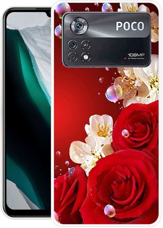 Pedimore Back Cover for POCO X4 Pro 5G  (Multicolor, Silicon)