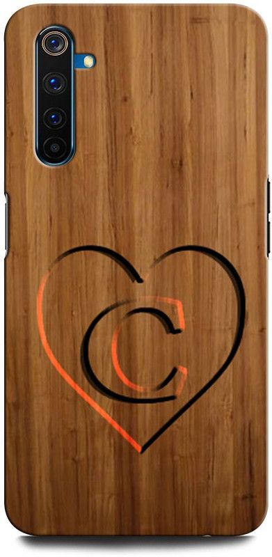 ORBIQE Back Cover for Realme 6i C, C LETTER, C DESIGN, C ALPHABET, C NAME  (Multicolor, Hard Case, Pack of: 1)
