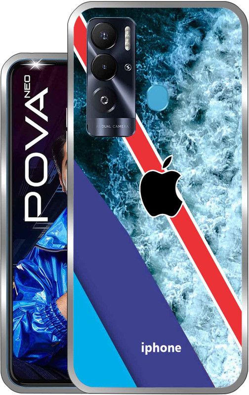 eBoggy Back Cover for Tecno Pova Neo  (Multicolor, Dual Protection, Silicon, Pack of: 1)