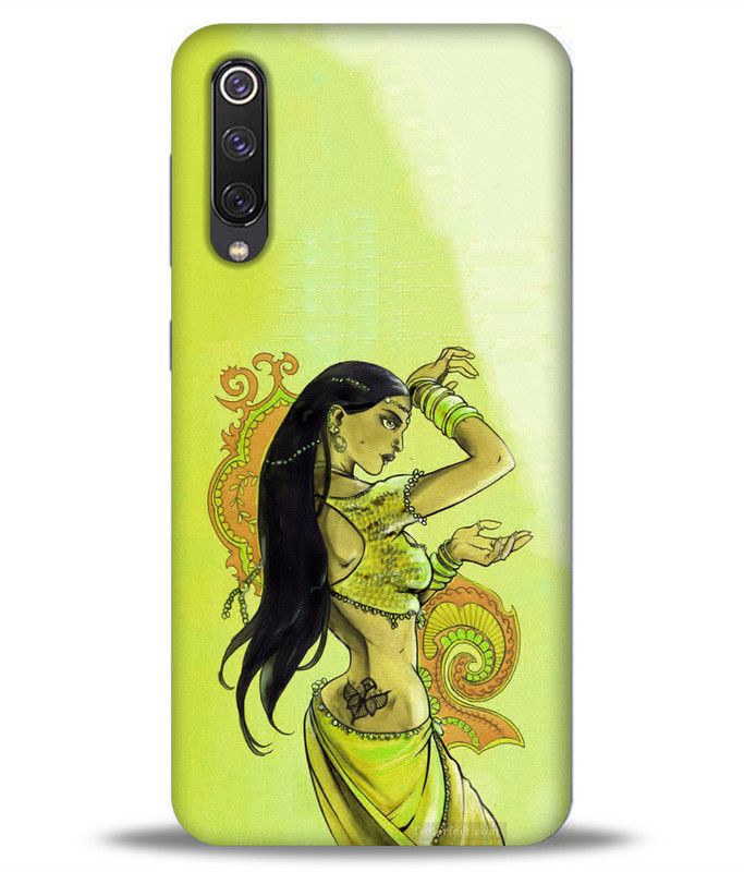 LETAPS Back Cover for Mi 9 SE  (Green, Hard Case)