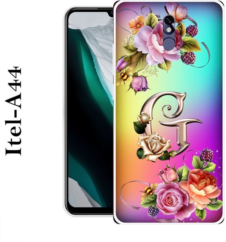 REALKING Back Cover for Itel A44, Itel A44 Pro  (Multicolor, Silicon)