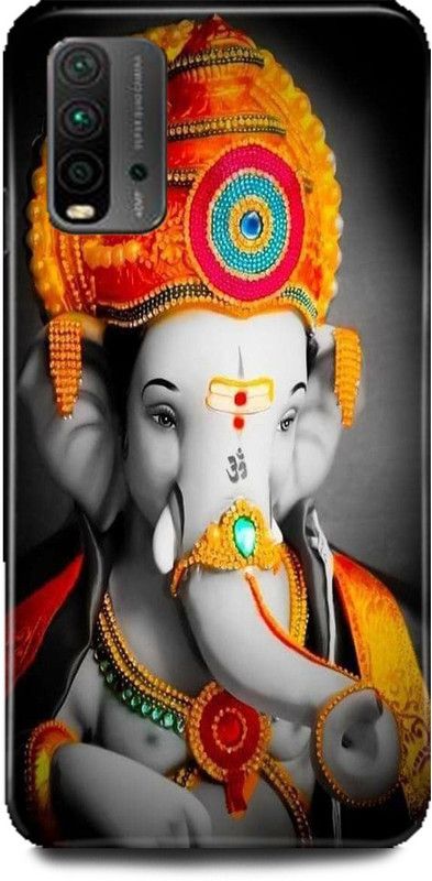 MP ARIES MOBILE COVER Back Cover for POCO M3, MZB087CIN, Ganesh Ji Ganesha God Ganpati Bappa moriya ganpati bappa moriya  (Multicolor, Hard Case, Pack of: 1)