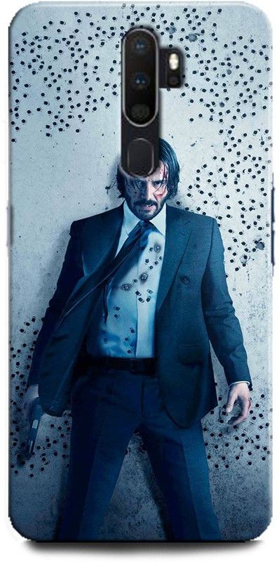 Afterglow Back Cover for OPPO A9 2020 JOHN WICK, MOVIE, COOL, MOVIE POSTER, GUN  (Multicolor, Shock Proof, Pack of: 1)