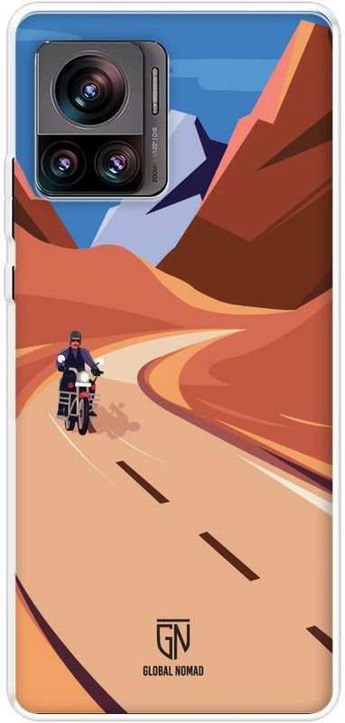 GLOBAL NOMAD Back Cover for Motorola Edge 30 Ultra  (Multicolor, Grip Case, Silicon, Pack of: 1)