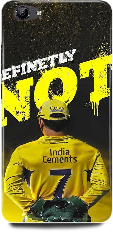DIKRO Back Cover for vivo Y53, 1606, MAHENDRA, SINGH, DHONI, MS, DHONI, CSK, PLAYER  (Multicolor, Hard Case, Pack of: 1)
