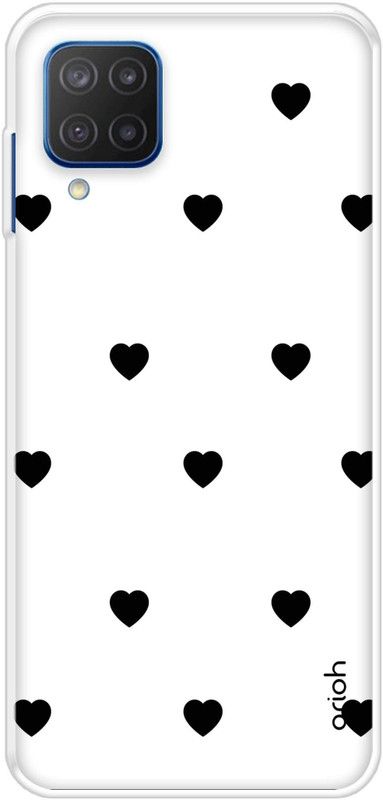 QRIOH Back Cover for Samsung Galaxy F12  (Multicolor, Grip Case, Silicon)
