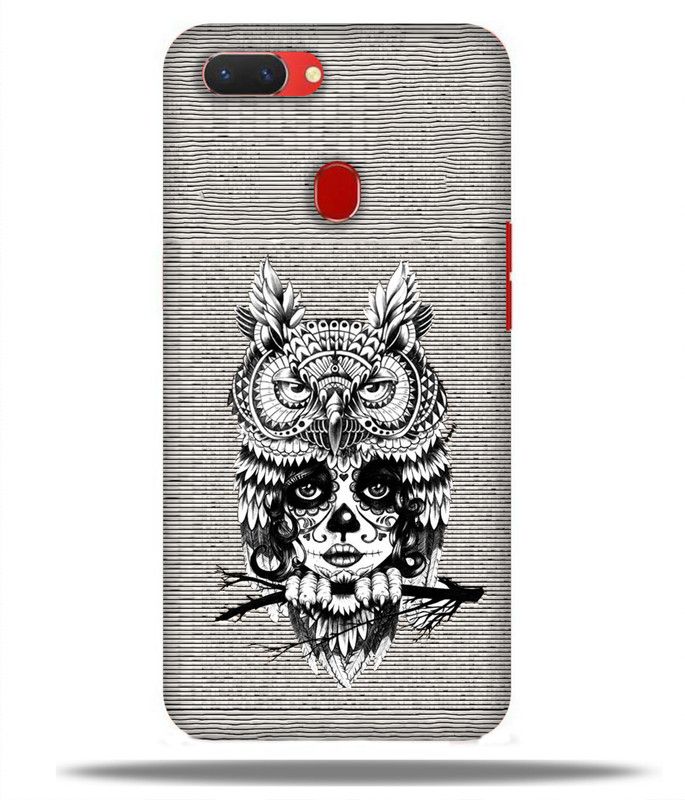 LETAPS Back Cover for Oppo A5 (AX5) / Realme 2  (Black, White, Hard Case)