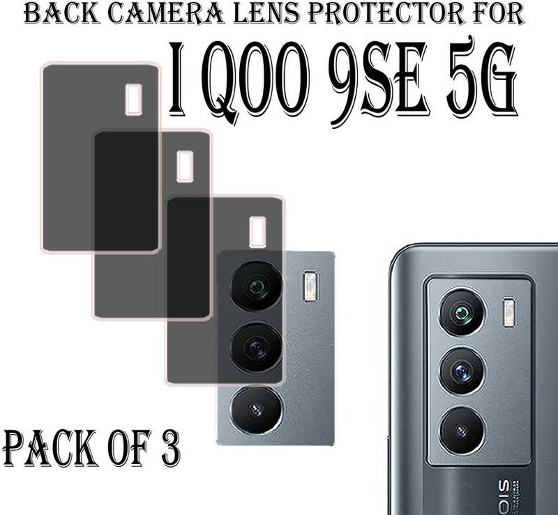 YCHROZE Back Camera Lens Glass Protector for iQOO 9 SE 5G  (Pack of: 3)