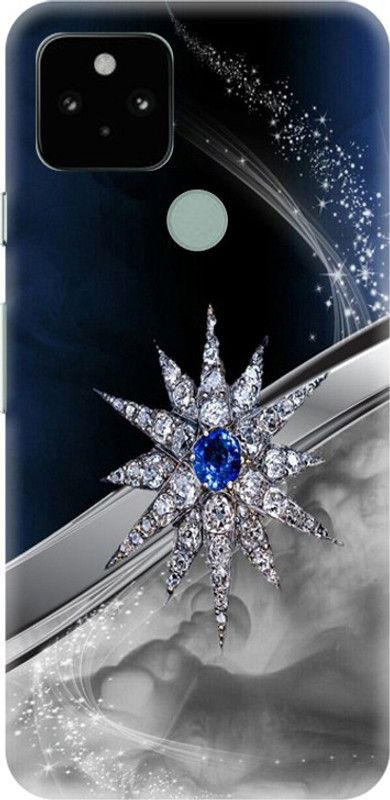 PNBEE Back Cover for Google Pixel 5, GD1YQ, GTT9Q - Diamond Pattern Print  (Multicolor, Hard Case, Pack of: 1)
