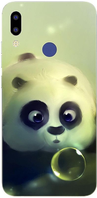 METOO Back Cover for Tecno id5a, Panda Design Back Cover_Print_207  (Multicolor, Dual Protection, Silicon, Pack of: 1)