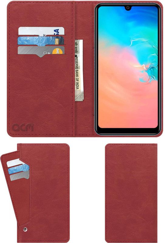 ACM Flip Cover for I Kall K3 New  (Pink, Cases with Holder, Pack of: 1)
