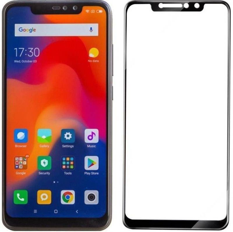 SRT Edge To Edge Tempered Glass for Mi Redmi Note 6 Pro  (Pack of 1)