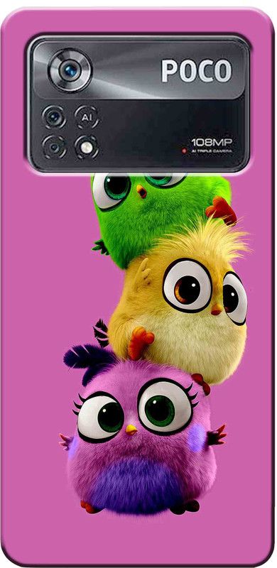 Auqueno Back Cover for Poco X4 Pro 5G 2828  (Multicolor, Flexible, Silicon, Pack of: 1)