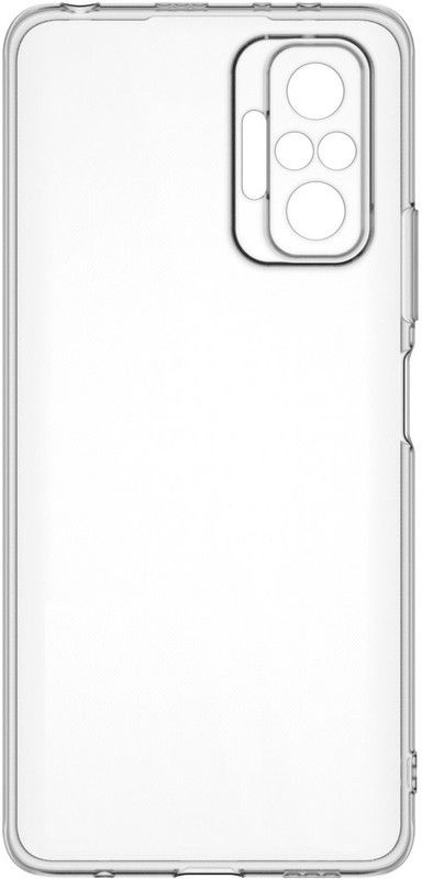 Phone Back Cover Back Cover for Xiaomi Redmi Note 10 Pro Max  (Transparent, White, Grip Case, Pack of: 1)