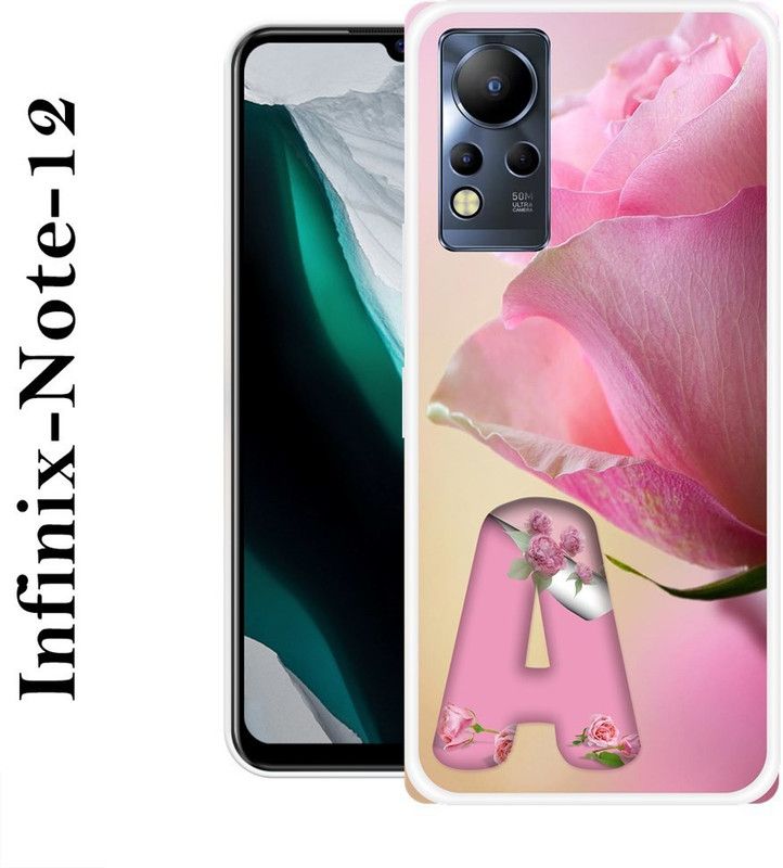 REALKING Back Cover for Infinix Note 12  (Pink, Silicon)