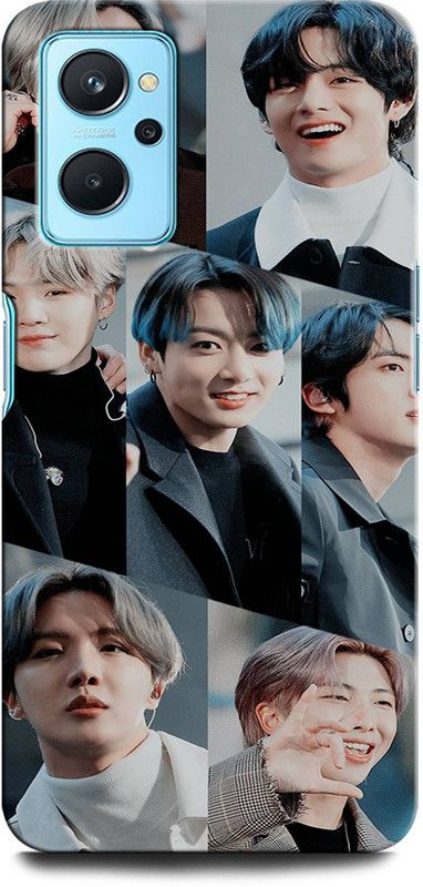 ORBIQE Back Cover for OPPO K10 BTS, V, JUNGBOOK, JIMIN, JIN, BTS ARMY, SINGER, BOY BAND  (Multicolor, Hard Case, Pack of: 1)