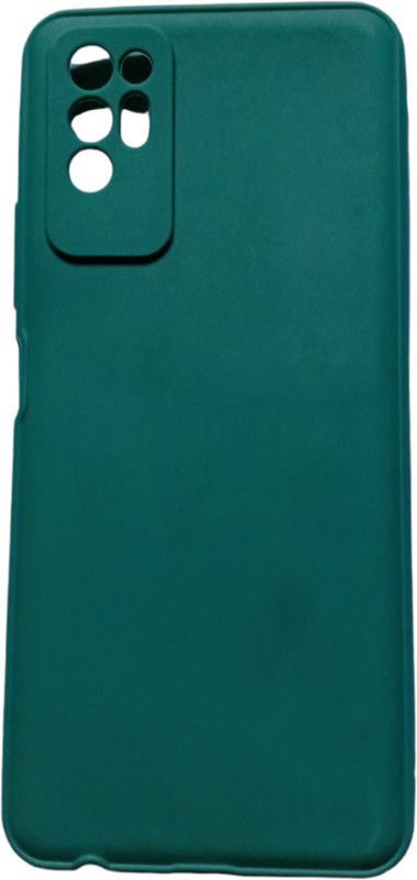 Shri Gajanan Enterprises Back Cover for Tecno pova 2  (Green, Shock Proof, Silicon)