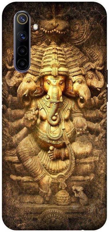URCHIN Back Cover for Realme 6i  (Gold, Shock Proof, Pack of: 1)