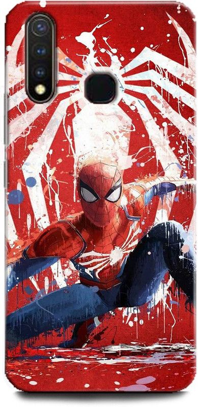 Afterglow Back Cover for Vivo U3 Spiderman, logo, Marval, superhero, Comic, peter parker  (Multicolor, Dual Protection, Pack of: 1)