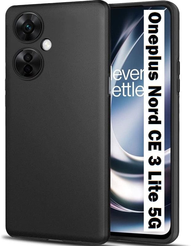 LIKEDESIGN Back Cover for Oneplus Nord CE 3 Lite 5G  (Black, Pack of: 1)