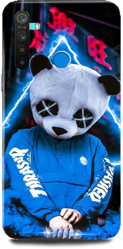 MP ARIES MOBILE COVER Back Cover for Realme 5s, RMX1925,Neon,trap,boy,panda,marshmello,Dj,EDM,Music,Smiley,dj,boy,dj,marshmellow,  (Multicolor, Hard Case, Pack of: 1)