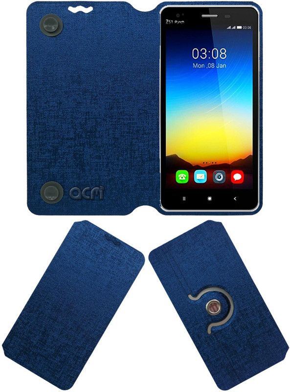 ACM Flip Cover for Videocon Infinium Z51 Punch  (Blue, Cases with Holder, Pack of: 1)